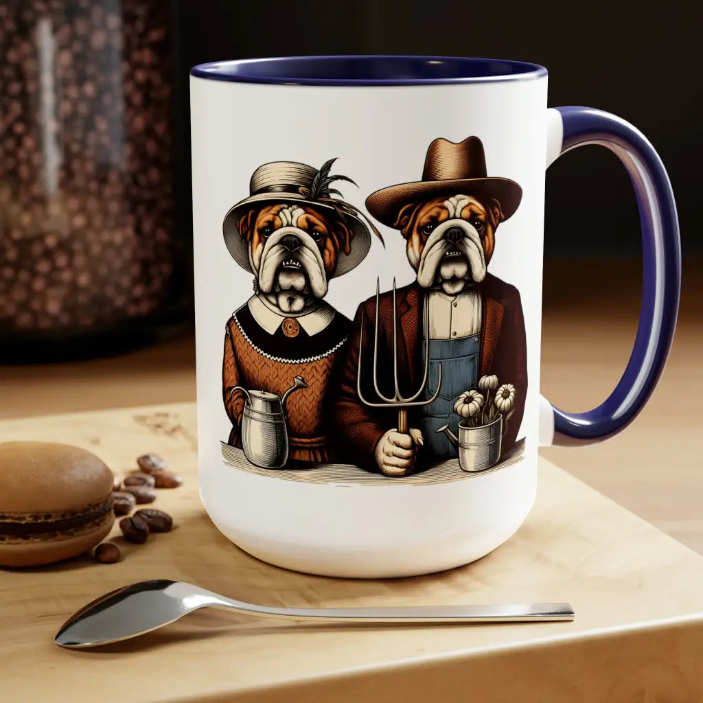 American Bulldogs: Gothic Edition - Two-Tone Coffee Mug