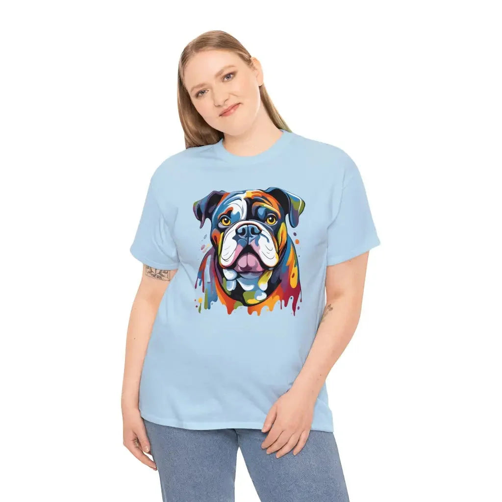 Bold Bulldog Spectrum Unisex Tee - Light Blue / S T-Shirt