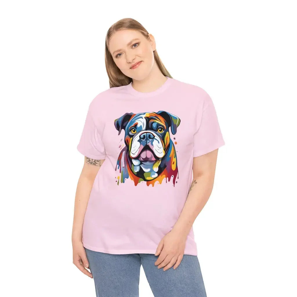 Bold Bulldog Spectrum Unisex Tee - Light Pink / S T-Shirt