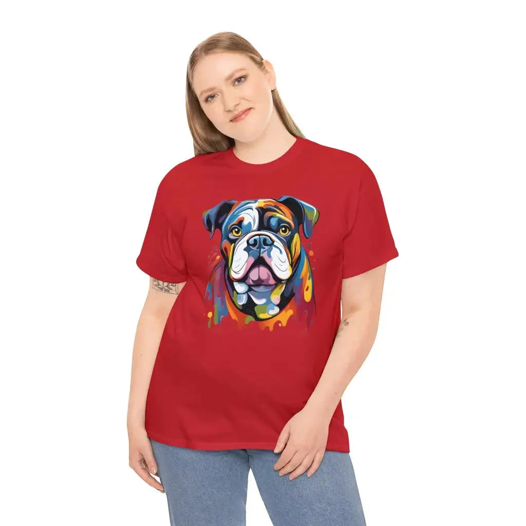 Bold Bulldog Spectrum Unisex Tee - Red / S T-Shirt