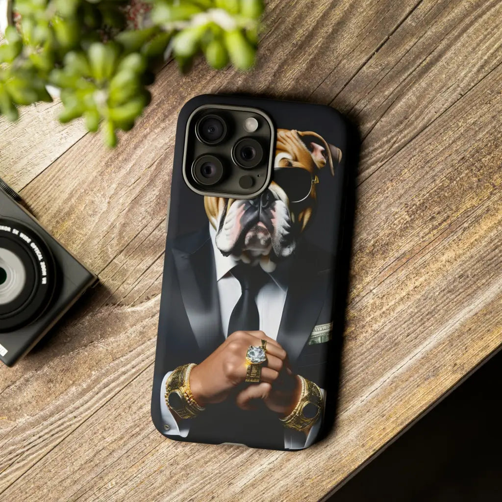 Bulldog Boss Vibes Dual-Layer Phone Case
