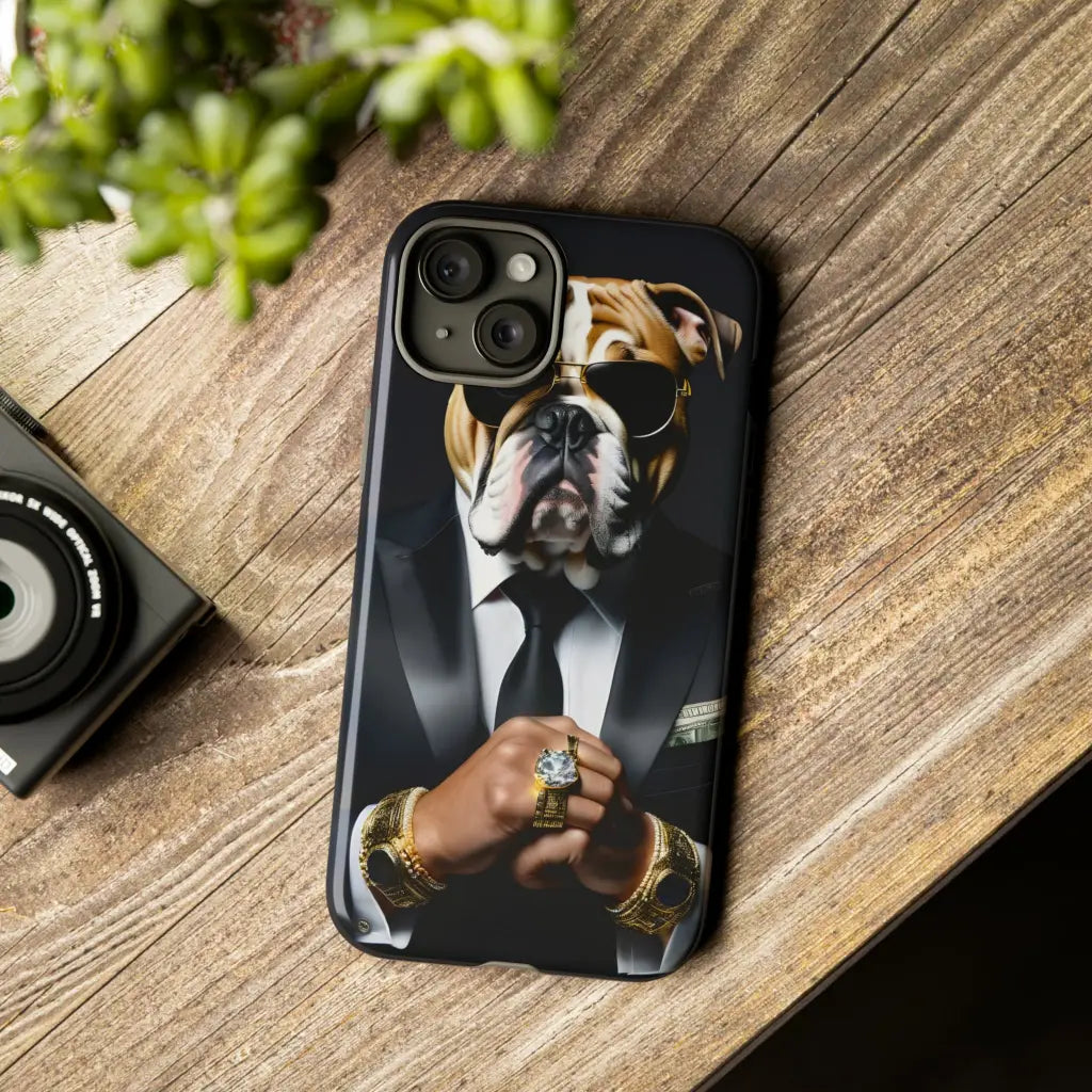 Bulldog Boss Vibes Dual-Layer Phone Case