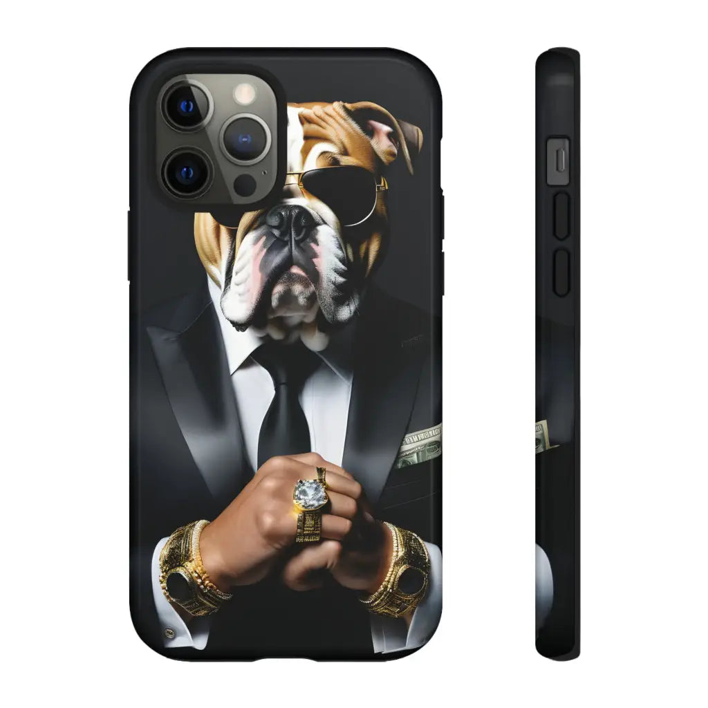 Bulldog Boss Vibes Dual-Layer Phone Case - iPhone 12 Pro