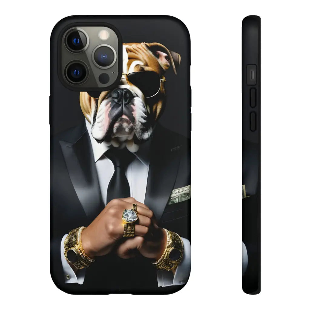 Bulldog Boss Vibes Dual-Layer Phone Case - iPhone 12 Pro