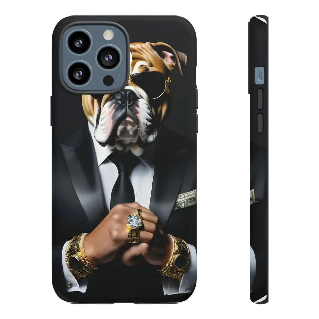 Bulldog Boss Vibes Dual-Layer Phone Case - iPhone 13 Pro