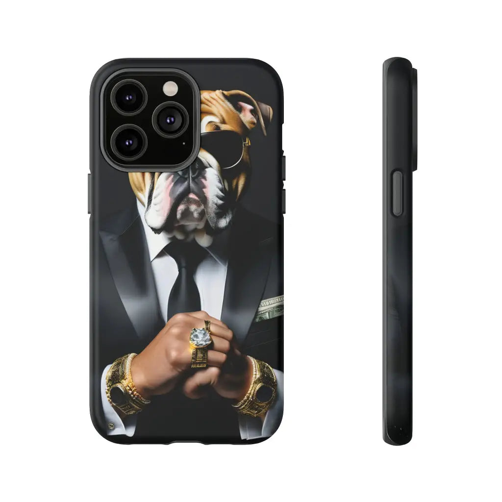 Bulldog Boss Vibes Dual-Layer Phone Case - iPhone 14 Pro