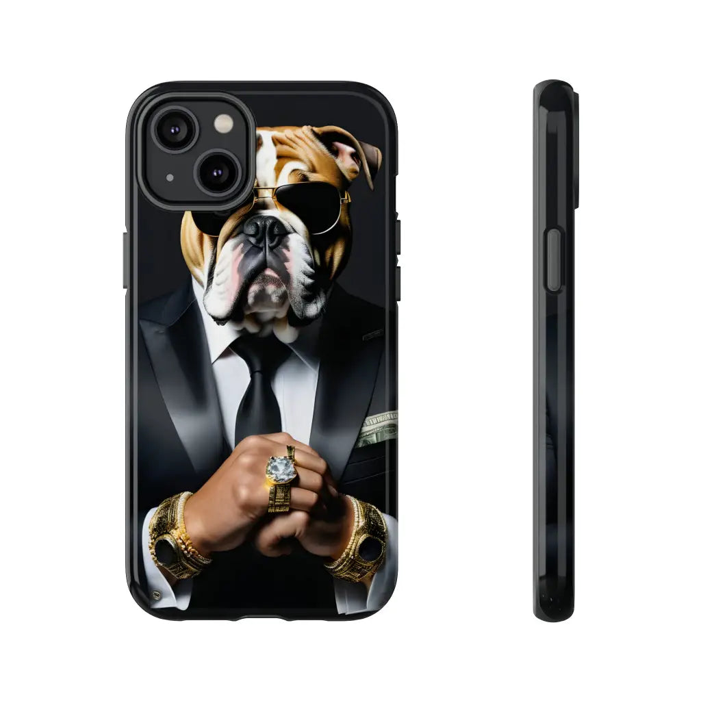 Bulldog Boss Vibes Dual-Layer Phone Case - iPhone 14 Plus