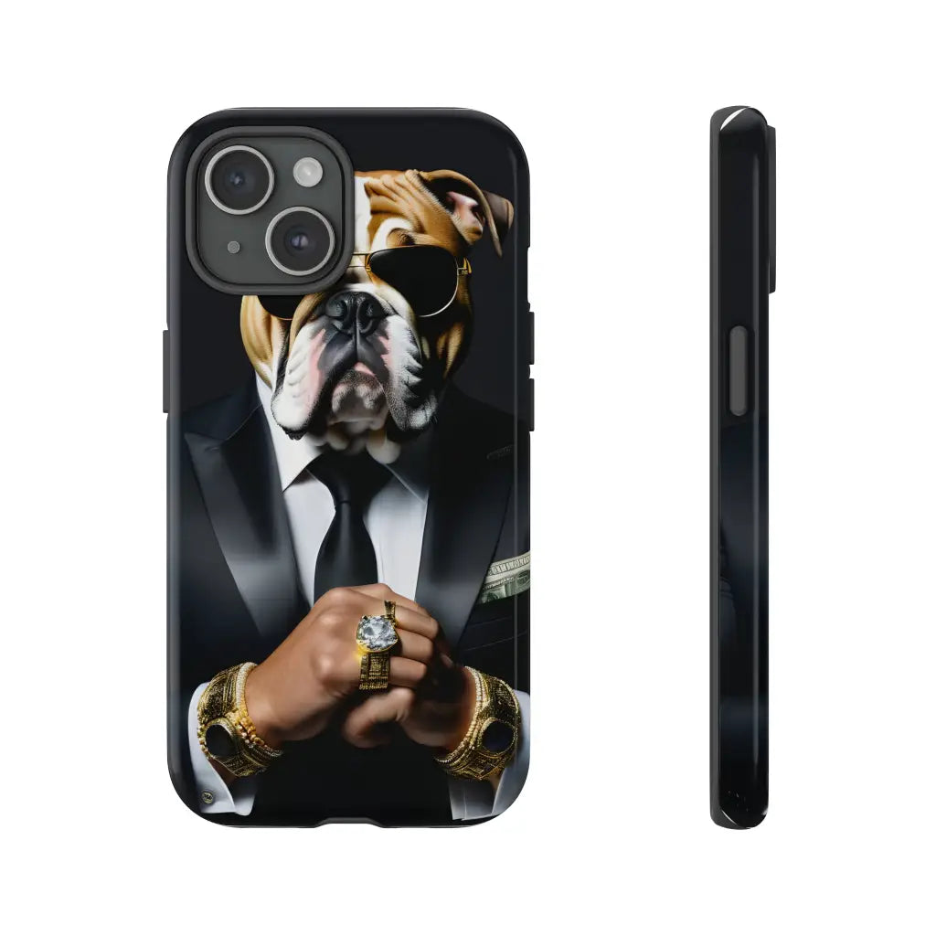 Bulldog Boss Vibes Dual-Layer Phone Case - iPhone 15