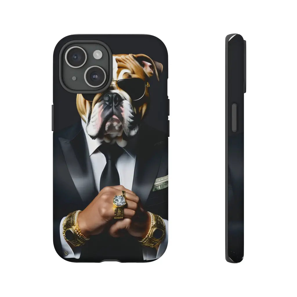 Bulldog Boss Vibes Dual-Layer Phone Case - iPhone 15 / Matte