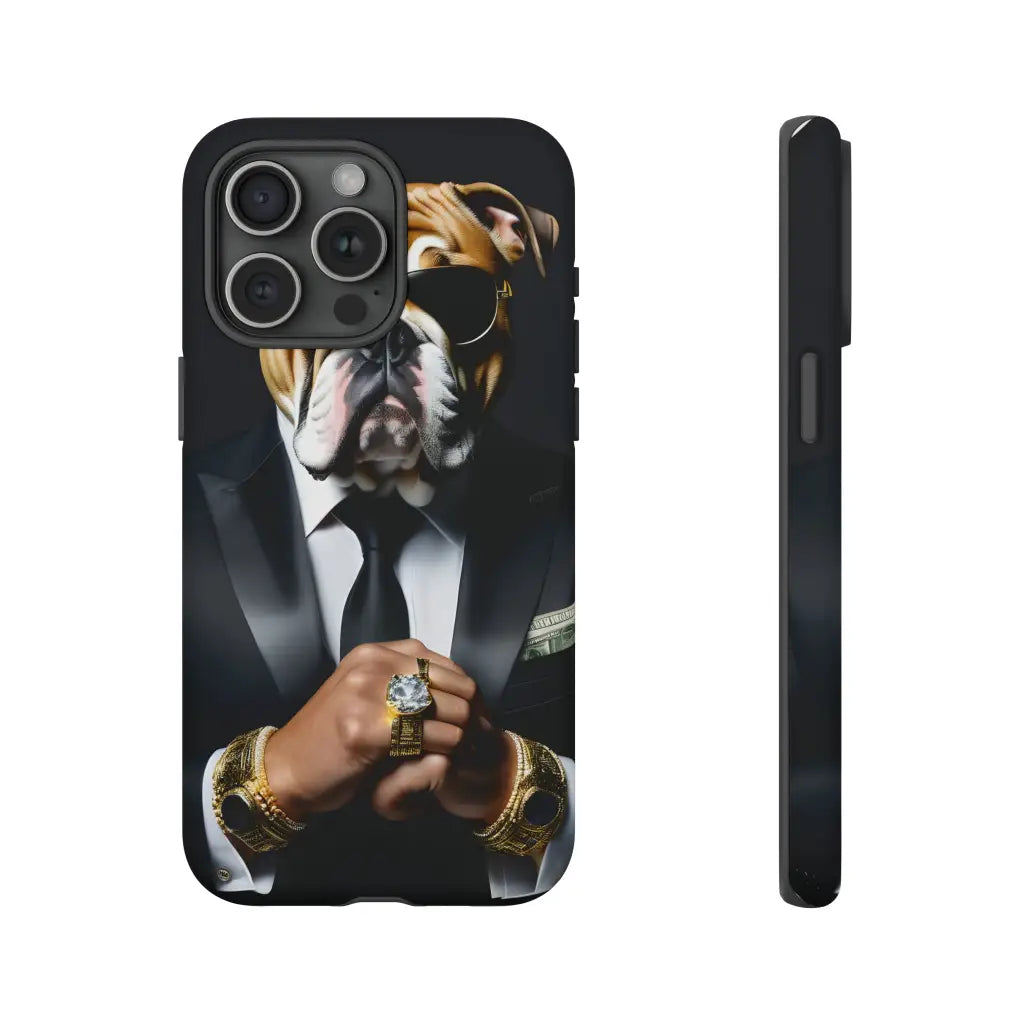Bulldog Boss Vibes Dual-Layer Phone Case - iPhone 15 Pro