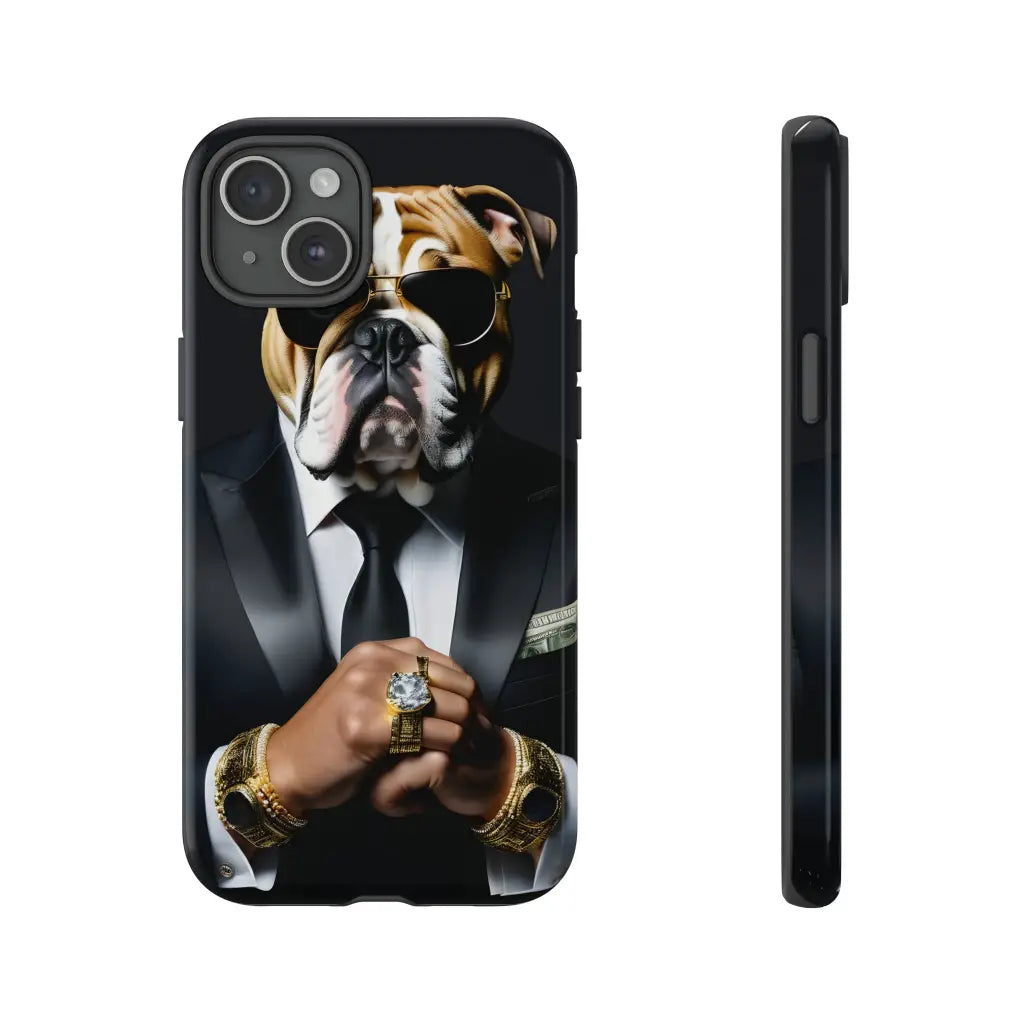 Bulldog Boss Vibes Dual-Layer Phone Case - iPhone 15 Plus