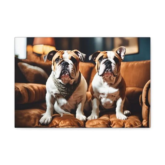 Bulldog Brothers Bond Canvas - 18″ x 12″ / 1.25’