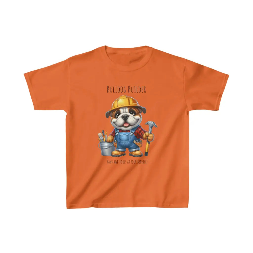 Bulldog the Builder Kids Tee: Paws Tools and Can-Do