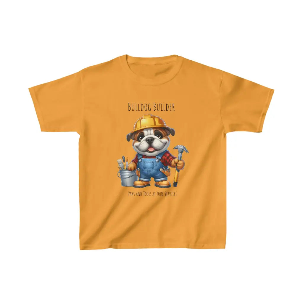 Bulldog the Builder Kids Tee: Paws Tools and Can-Do