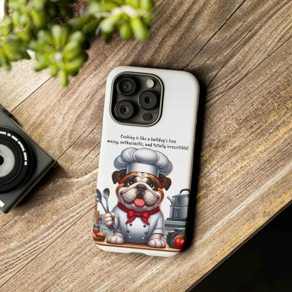Bulldog Chef Culinary Delight Phone Case