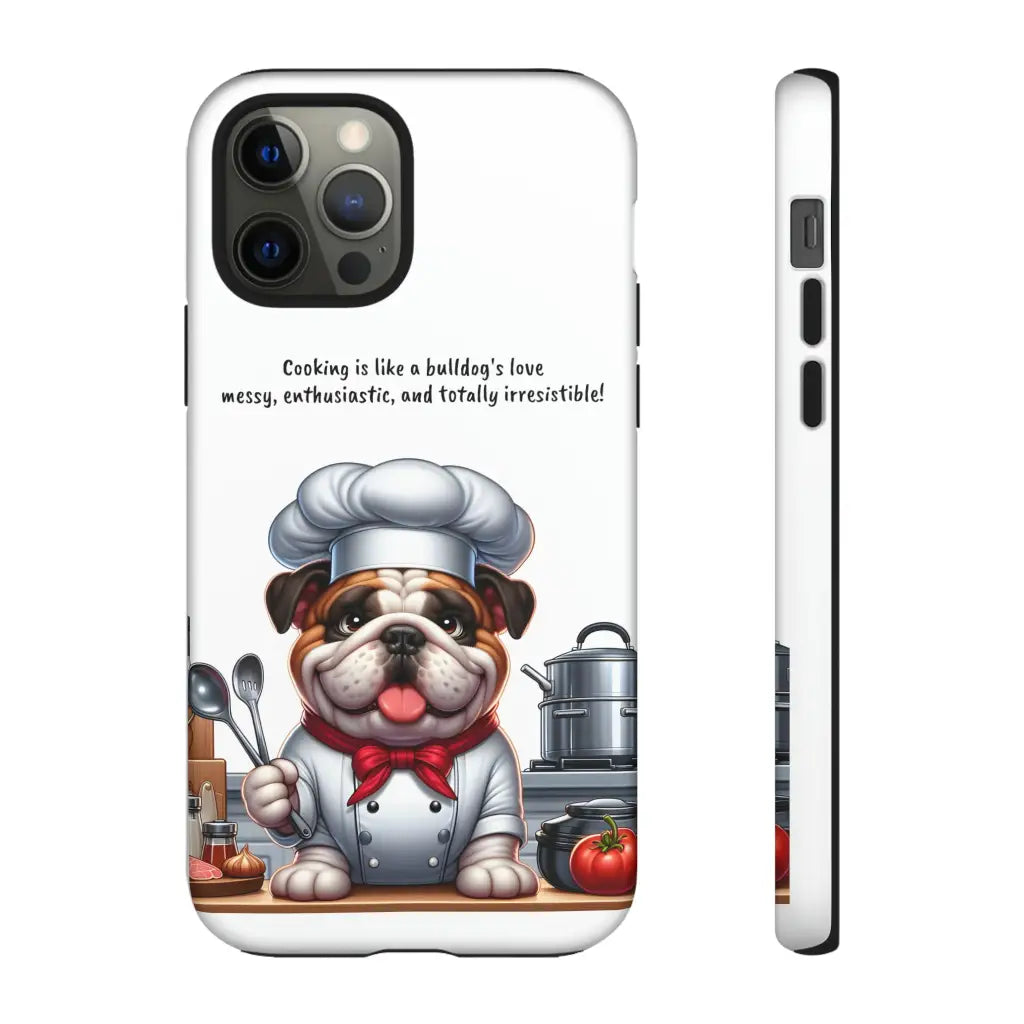 Bulldog Chef Culinary Delight Phone Case - iPhone 12 Pro