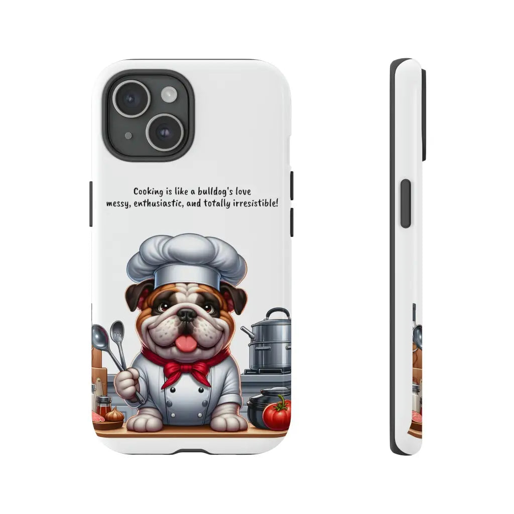 Bulldog Chef Culinary Delight Phone Case - iPhone 15