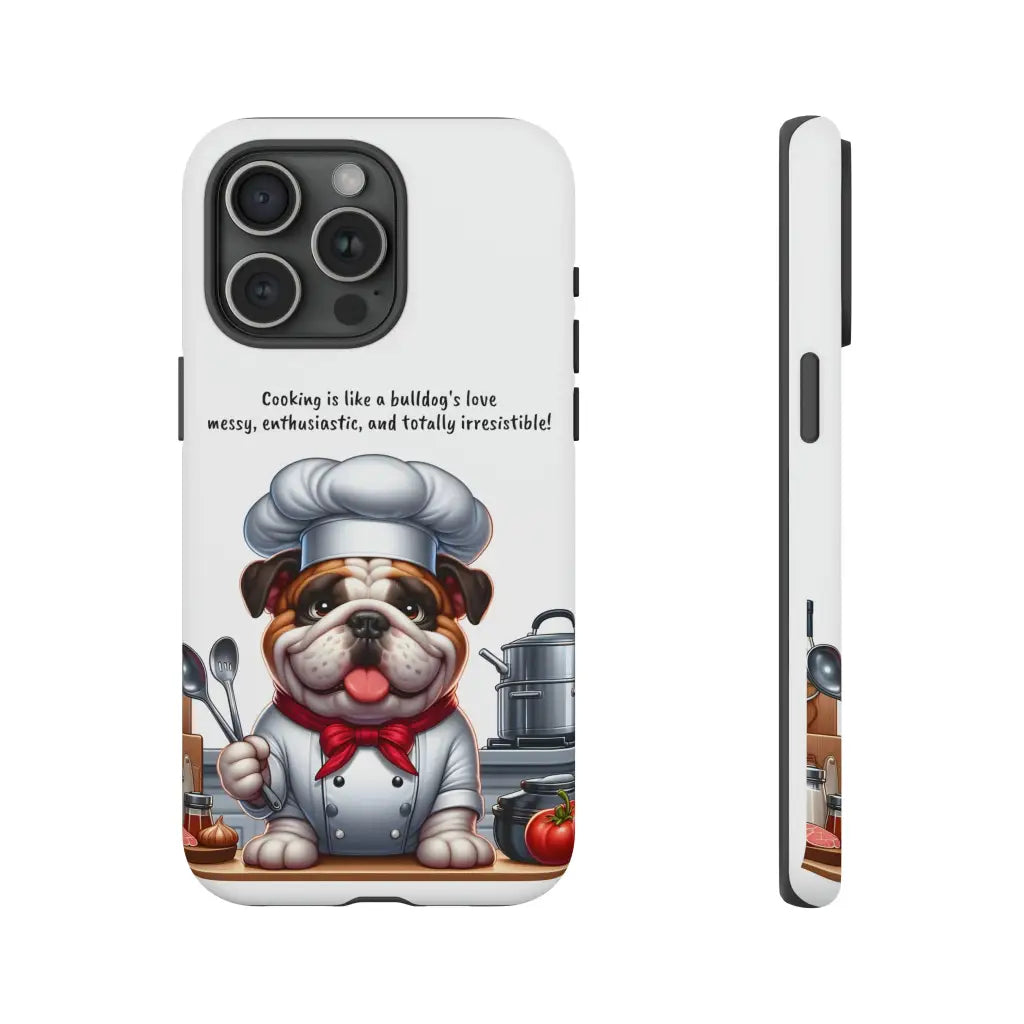 Bulldog Chef Culinary Delight Phone Case - iPhone 15 Pro