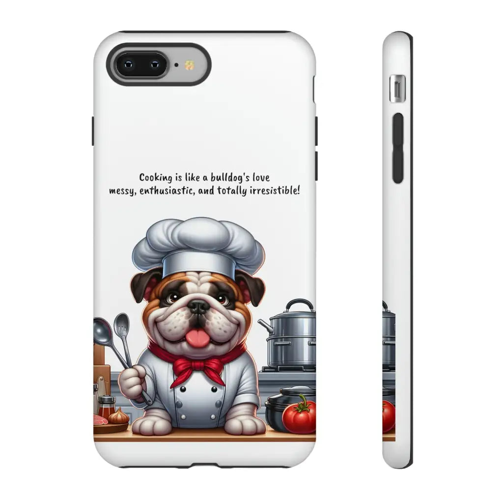 Bulldog Chef Culinary Delight Phone Case - iPhone 8 Plus