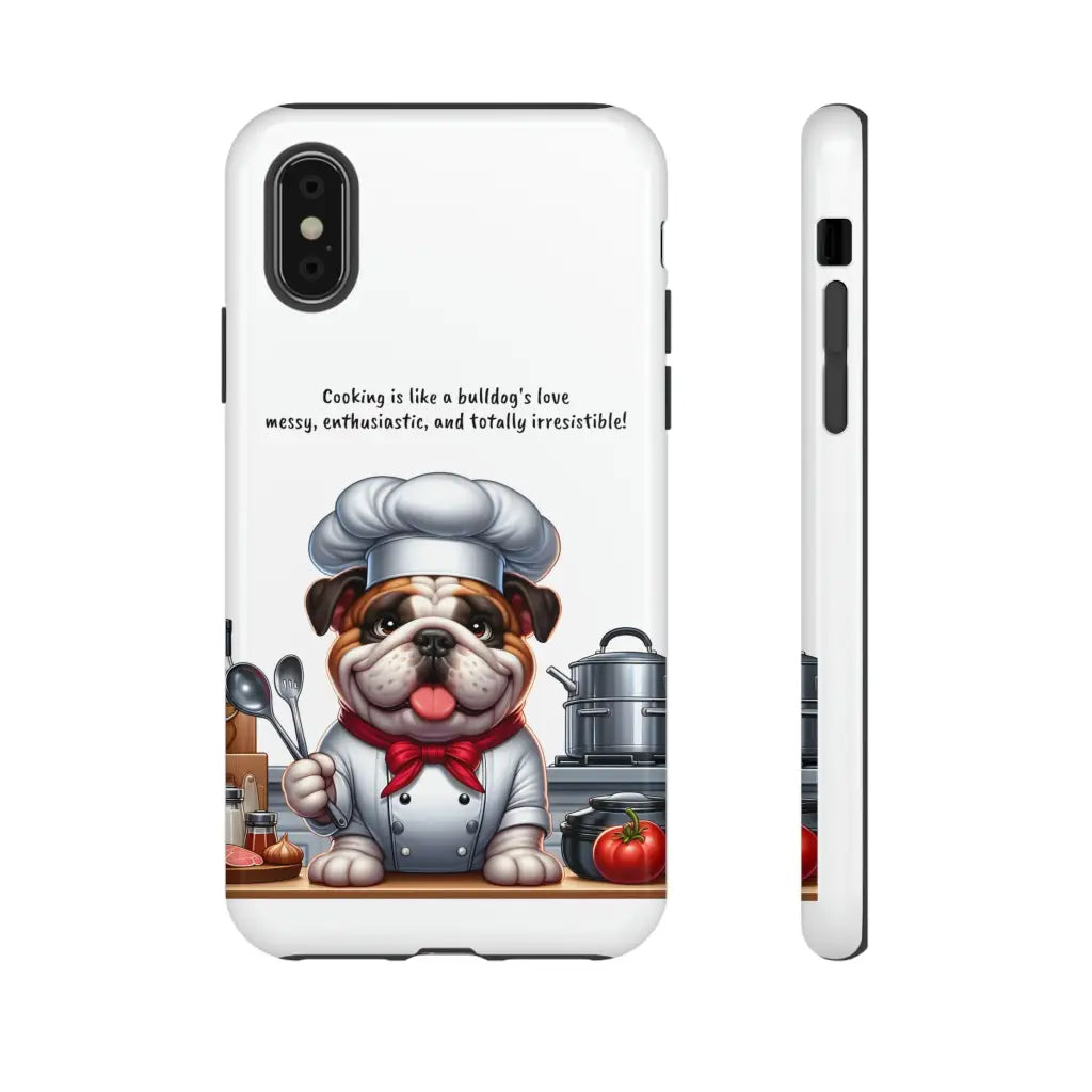 Bulldog Chef Culinary Delight Phone Case - iPhone X / Glossy