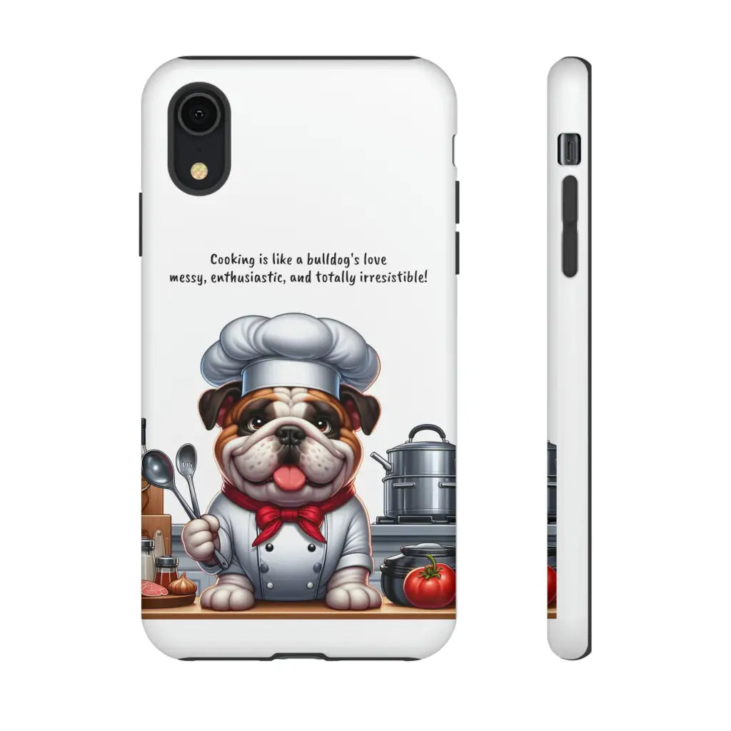 Bulldog Chef Culinary Delight Phone Case - iPhone XR / Matte