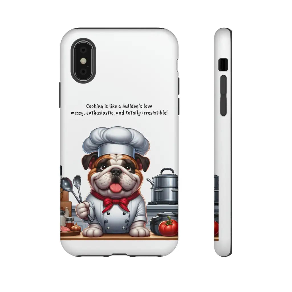 Bulldog Chef Culinary Delight Phone Case - iPhone XS / Matte