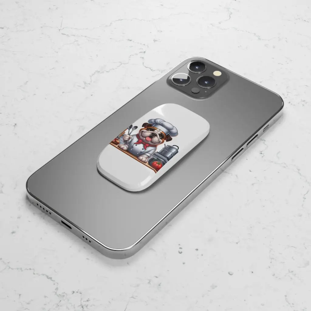 Bulldog Chef Phone Click-On Grip - Accessories