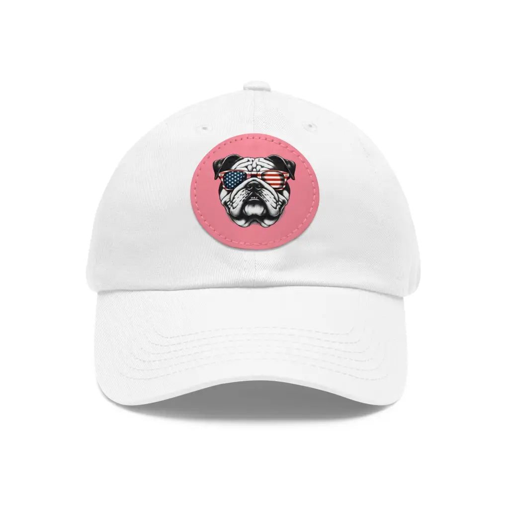 Bulldog Classic Dad Hat with Sunglasses Patch - Hats