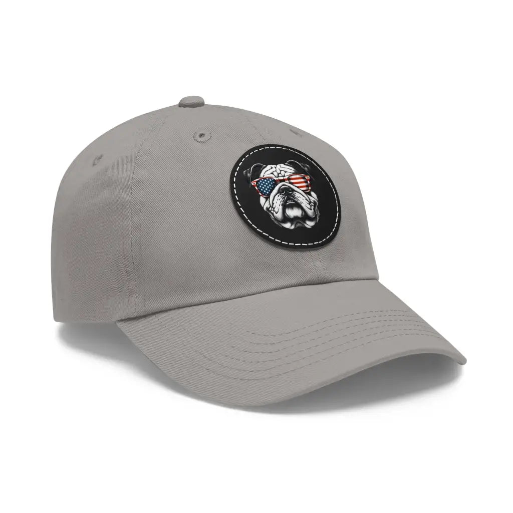Bulldog Classic Dad Hat with Sunglasses Patch - Hats