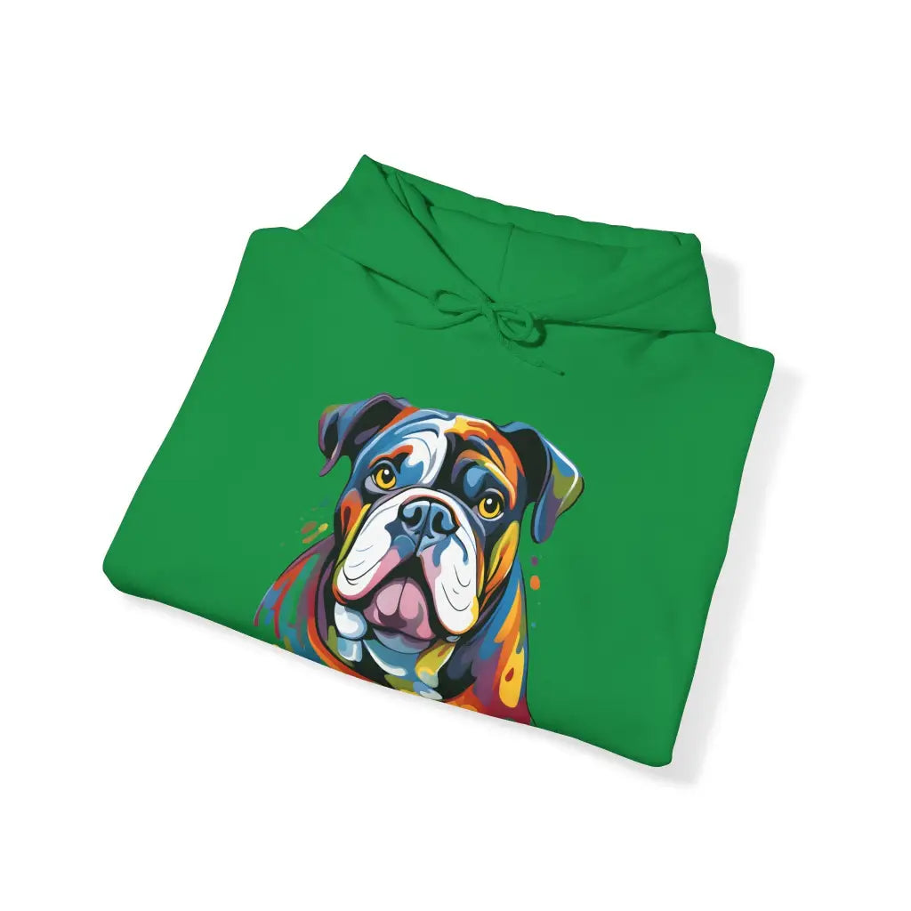 Bulldog Colorful Unisex Heavy Blend™ Hooded Sweatshirt