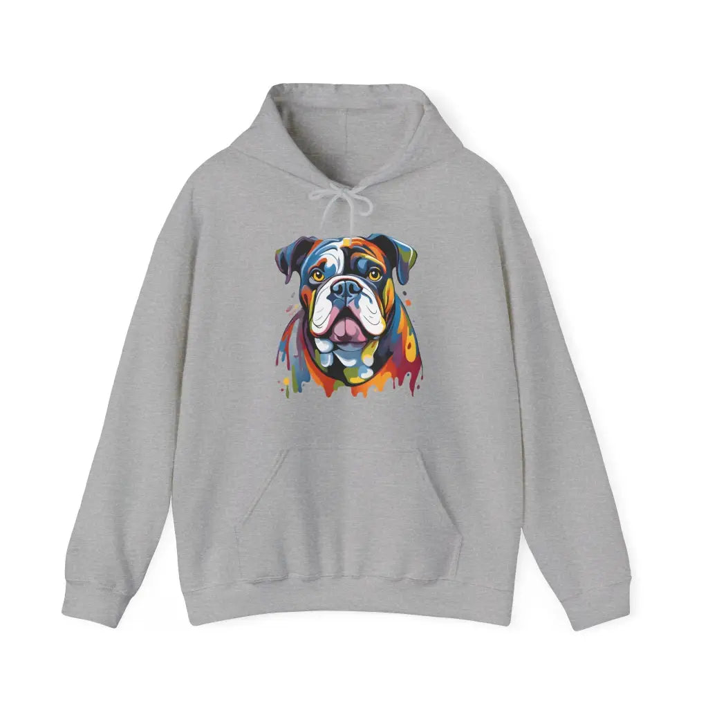 Bulldog Colorful Unisex Heavy Blend™ Hooded Sweatshirt