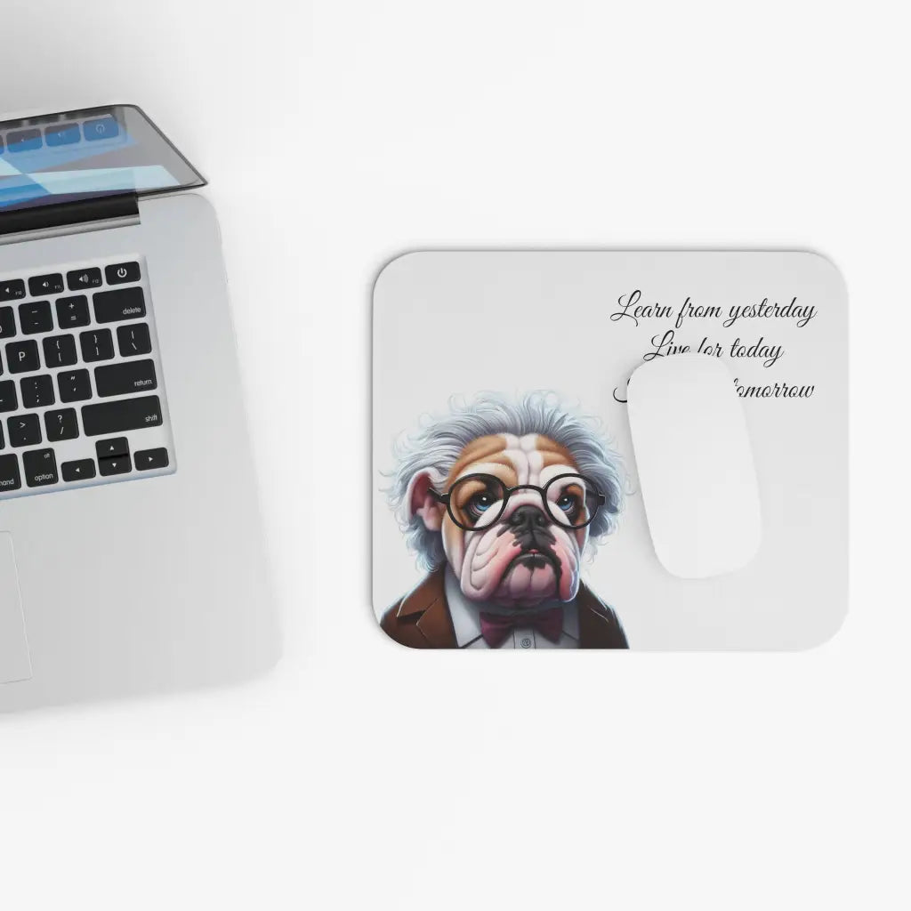 Bulldog Genius Einstein Desk Companion Mouse Pad