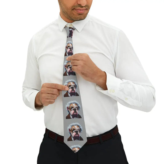 Bulldog Genius Einstein Necktie - One Size Accessories