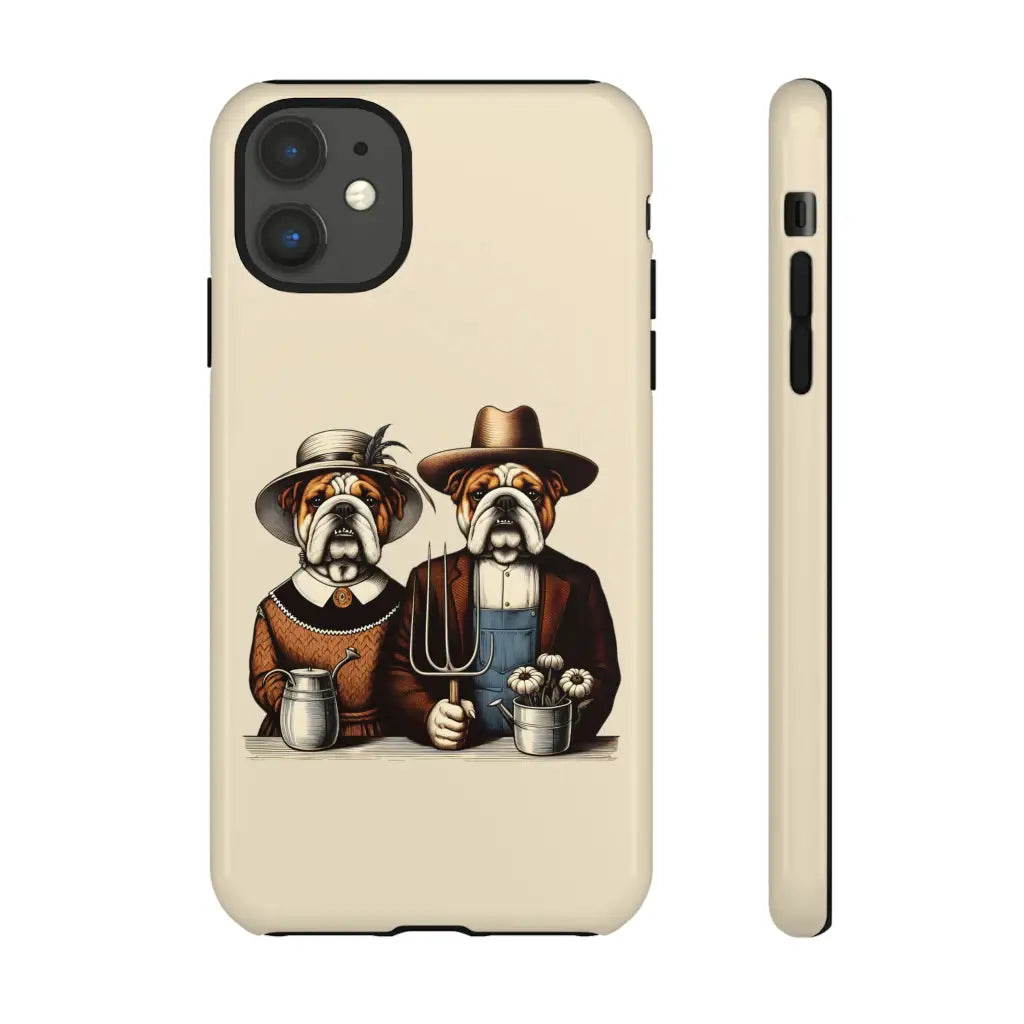 Bulldog Gothic Masterpiece Phone Case - iPhone 11 / Glossy