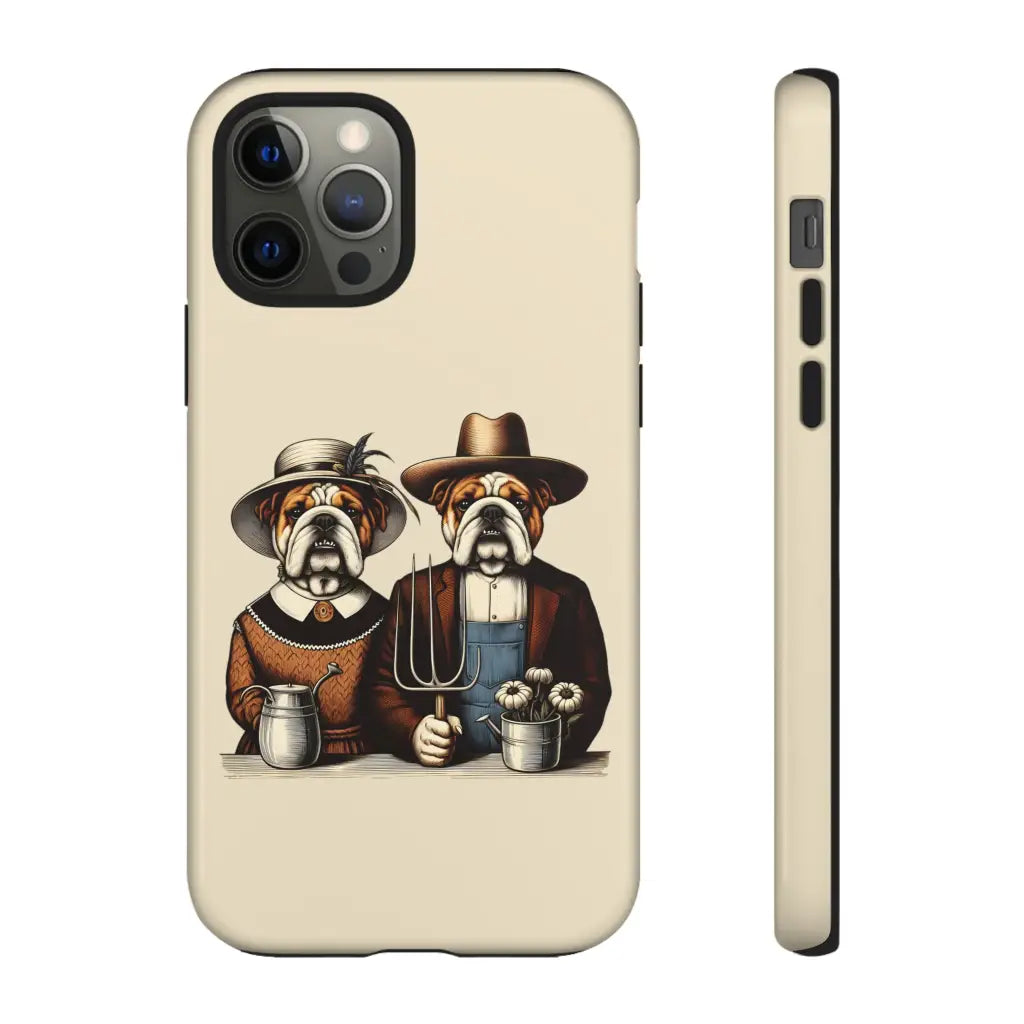 Bulldog Gothic Masterpiece Phone Case - iPhone 12 Pro