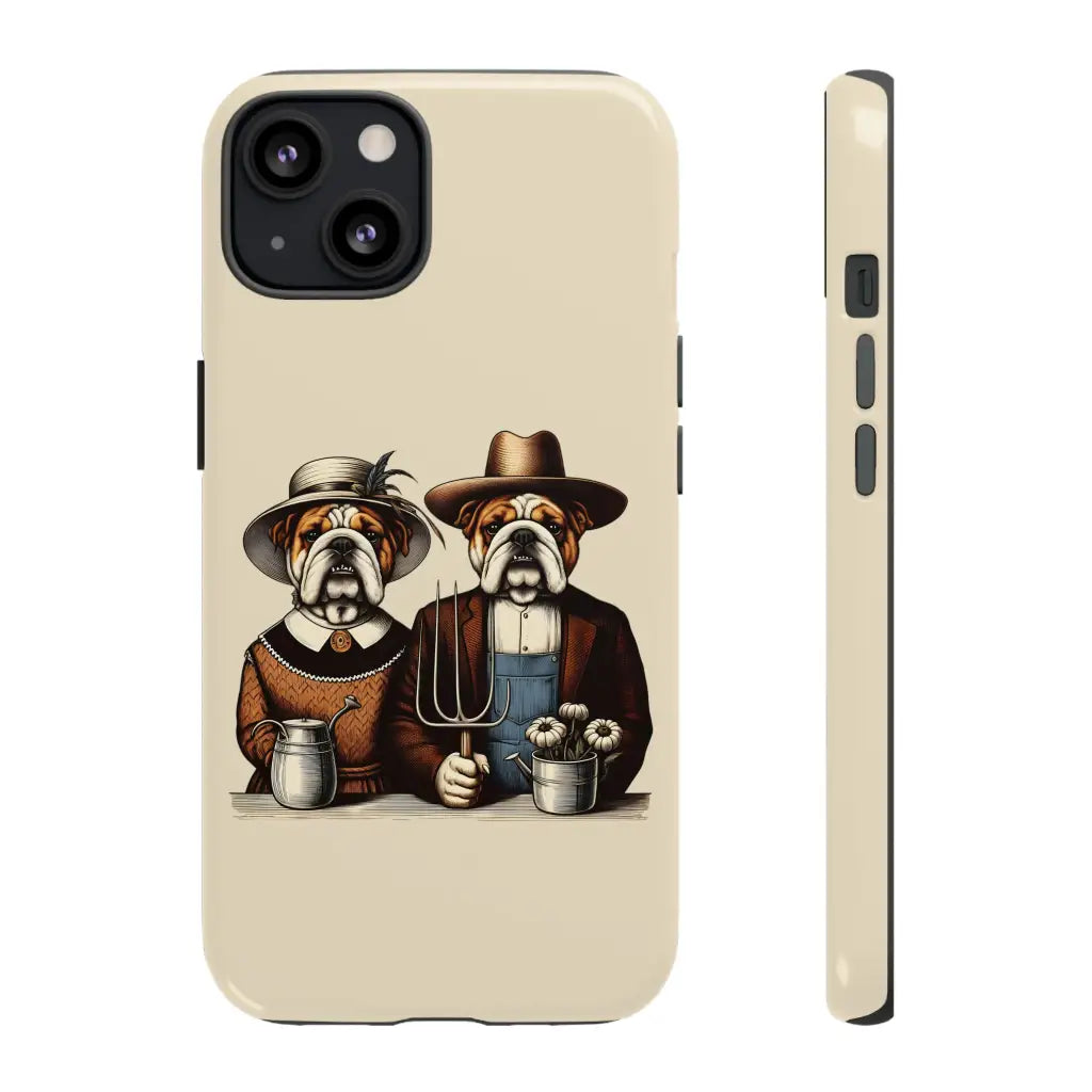 Bulldog Gothic Masterpiece Phone Case - iPhone 13 / Glossy
