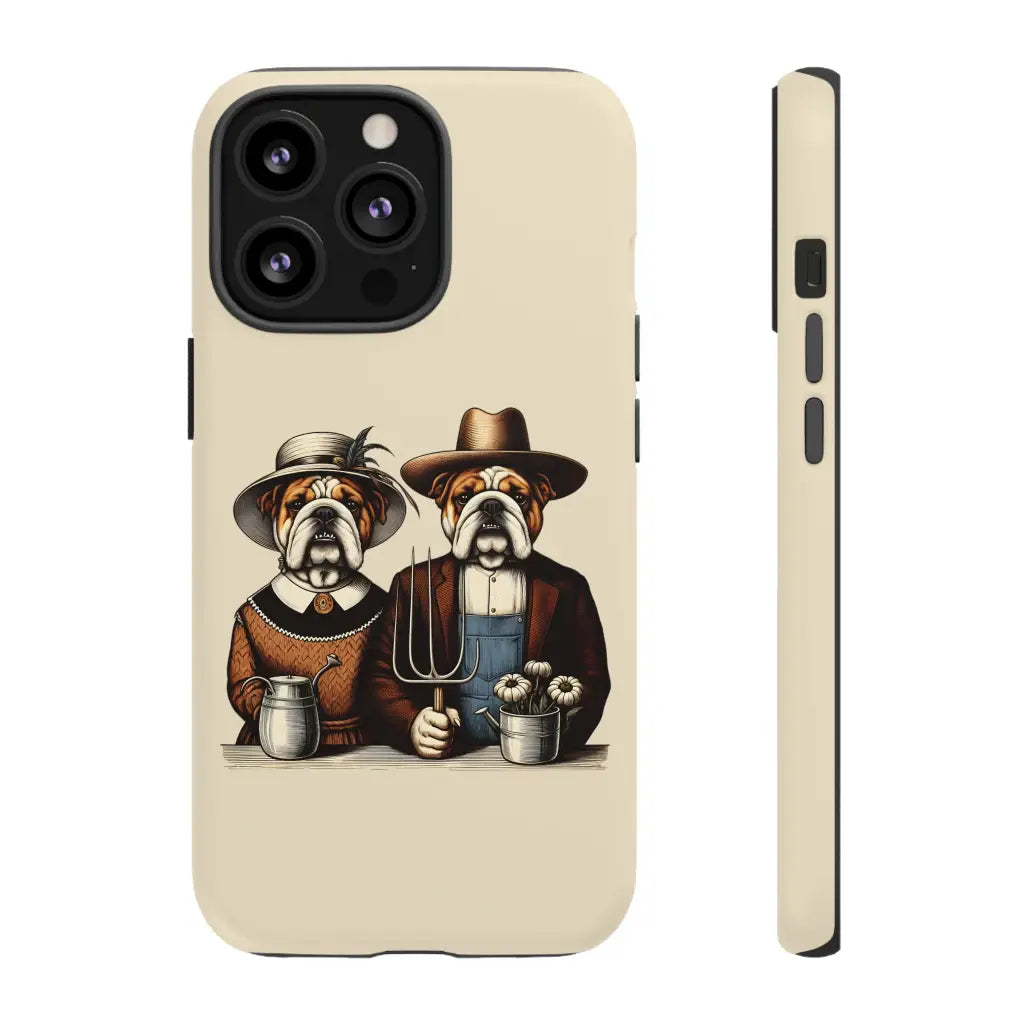 Bulldog Gothic Masterpiece Phone Case - iPhone 13 Pro