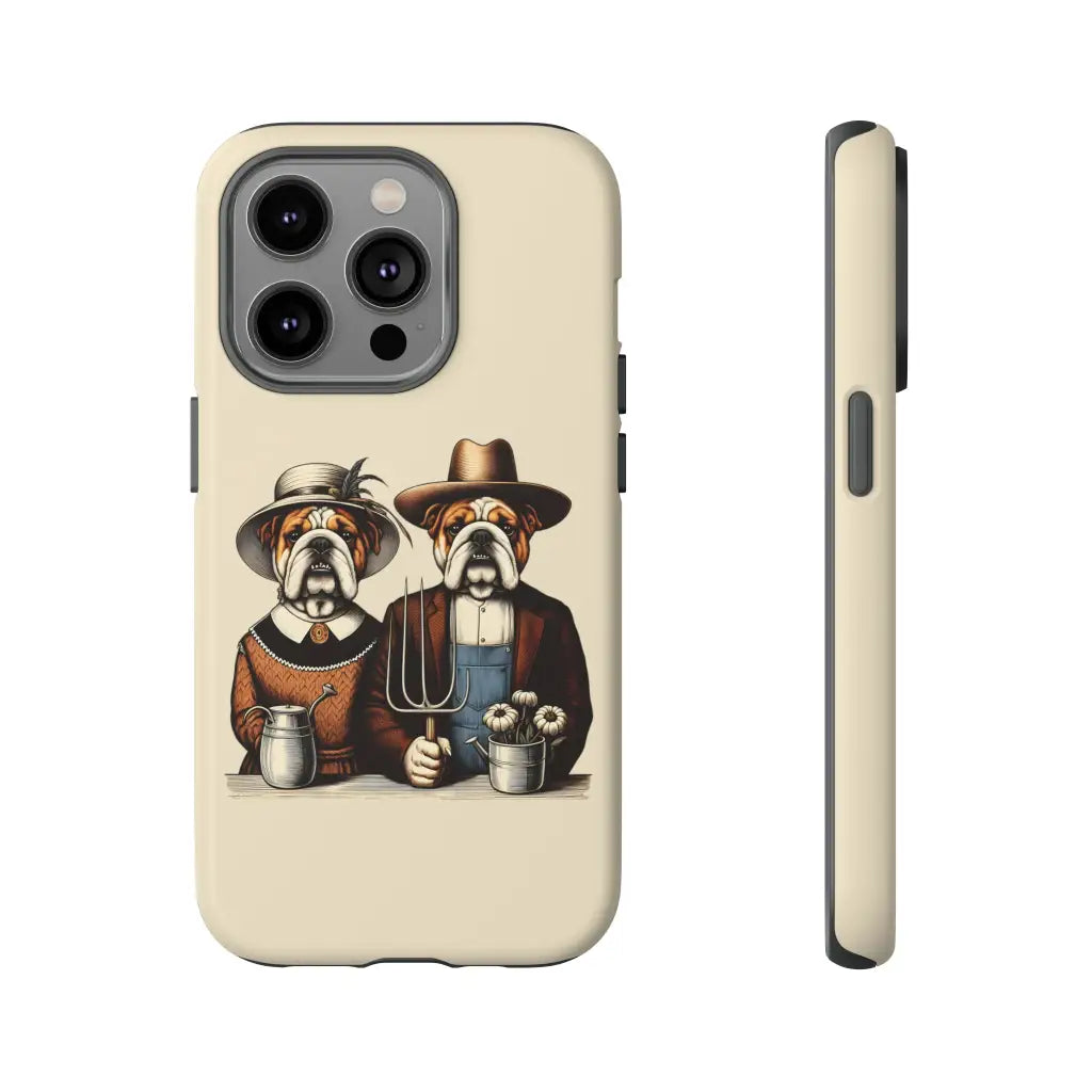 Bulldog Gothic Masterpiece Phone Case - iPhone 14 Pro