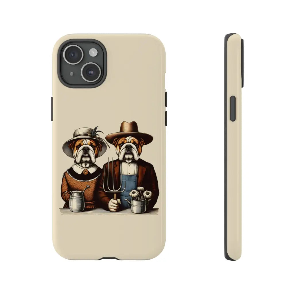 Bulldog Gothic Masterpiece Phone Case - iPhone 15 Plus