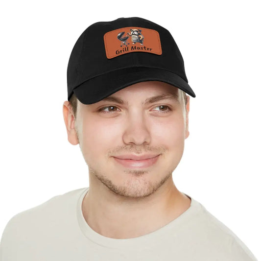 Bulldog Grill Master Dad Hat with BBQ Patch - Black / Light