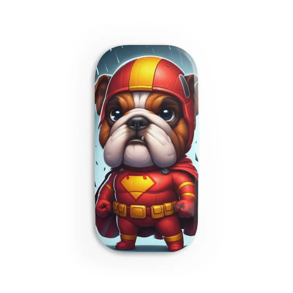 Bulldog Hero Red Phone Click-On Grip - Accessories