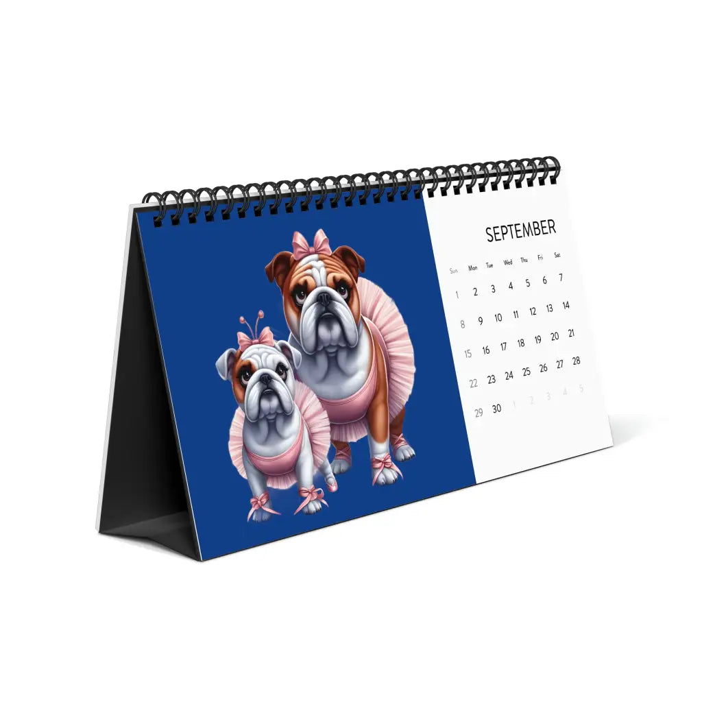 Bulldog Majesty 2024 Desk Calendar: A Yearlong Celebration