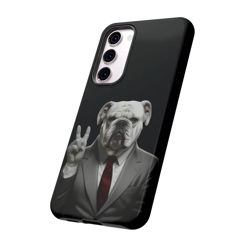 Bulldog Nixon Presidential Paws Phone Case