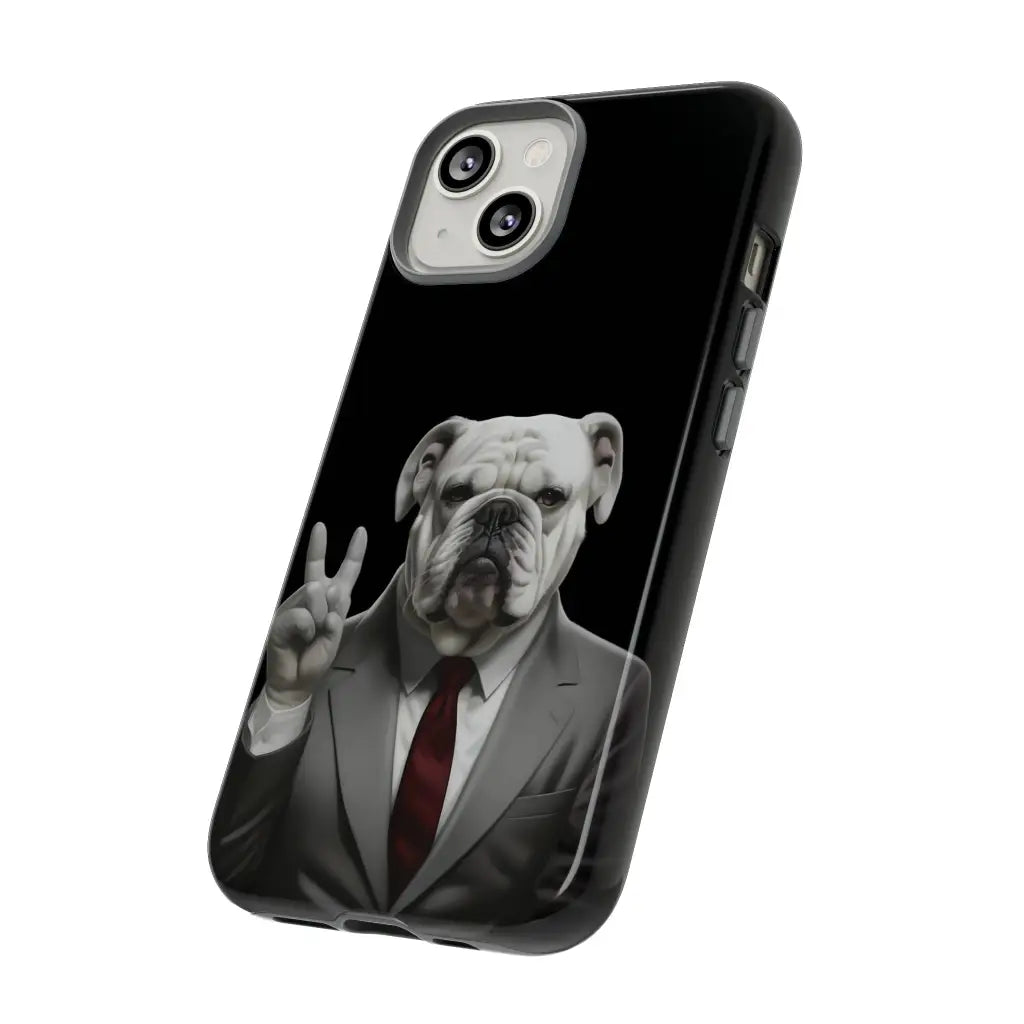 Bulldog Nixon Presidential Paws Phone Case