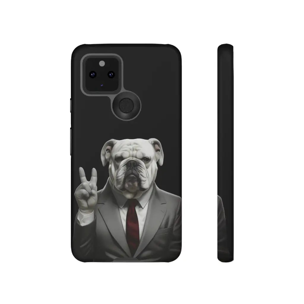Bulldog Nixon Presidential Paws Phone Case - Google Pixel 5