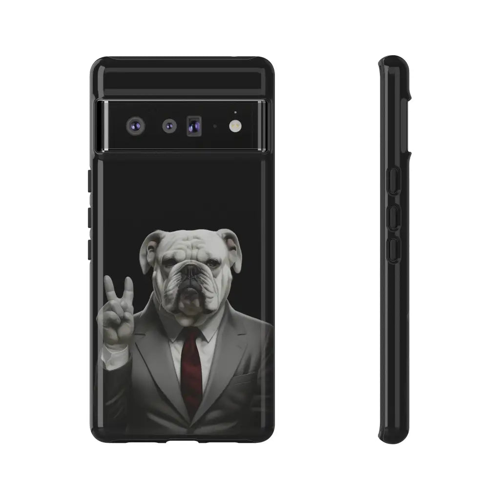 Bulldog Nixon Presidential Paws Phone Case - Google Pixel 6