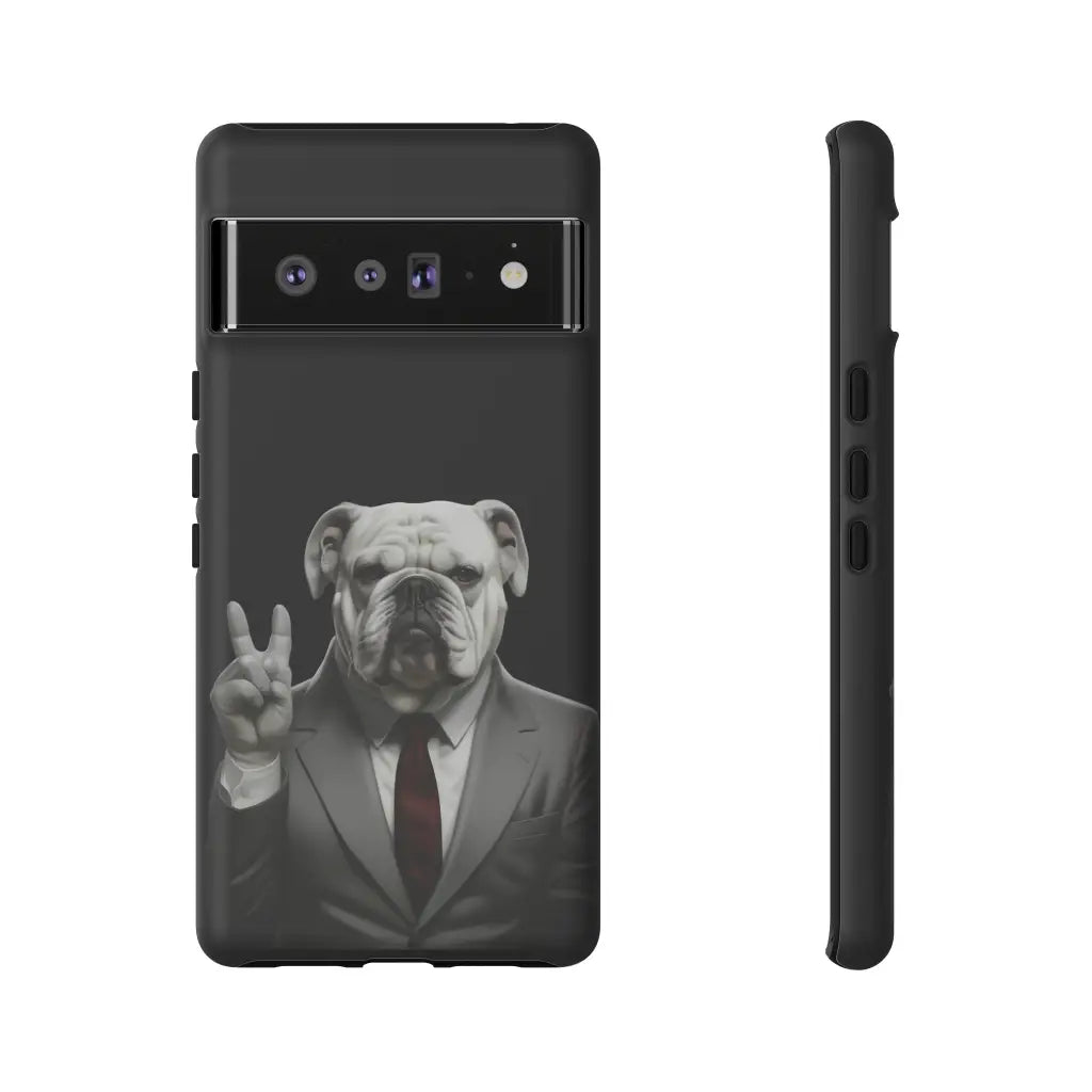 Bulldog Nixon Presidential Paws Phone Case - Google Pixel 6