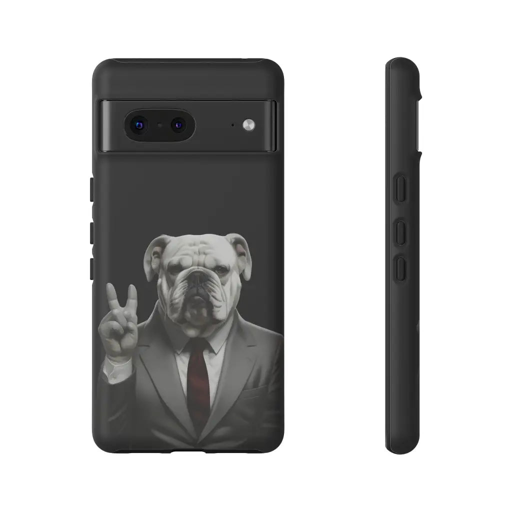 Bulldog Nixon Presidential Paws Phone Case - Google Pixel 7