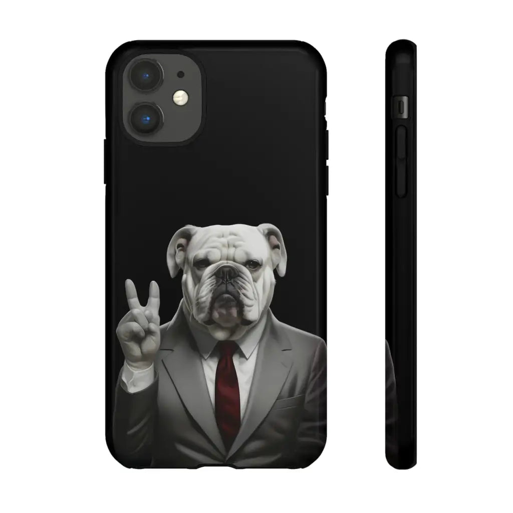 Bulldog Nixon Presidential Paws Phone Case - iPhone 11