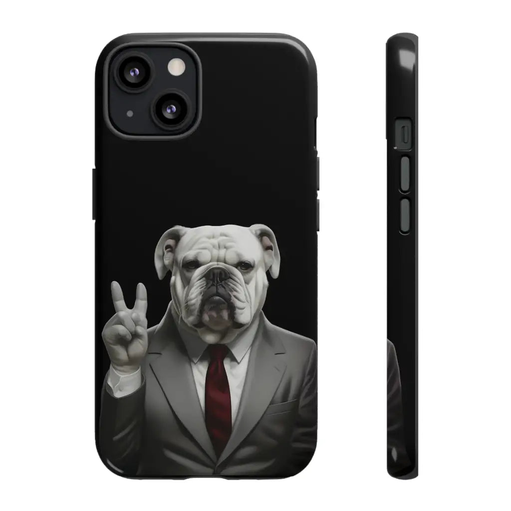 Bulldog Nixon Presidential Paws Phone Case - iPhone 13